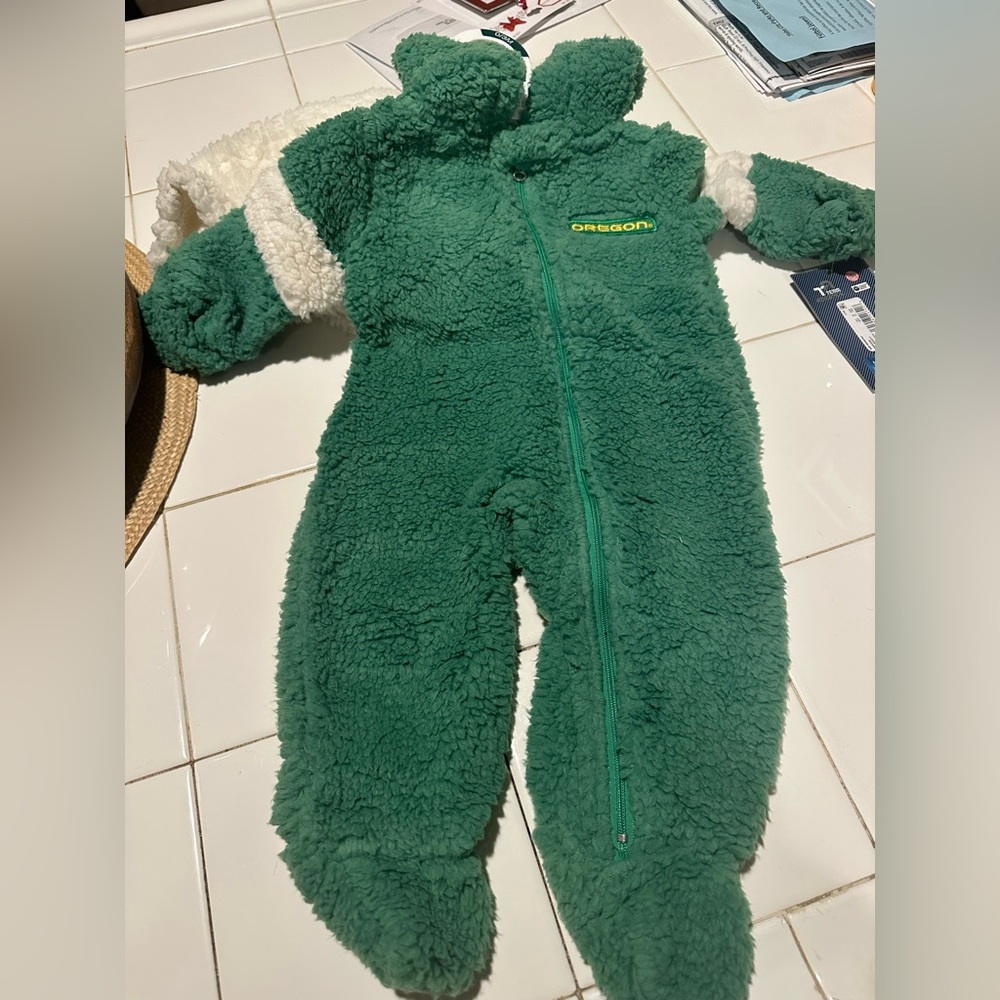 Oregon Sherpa Baby Footed One-Piece